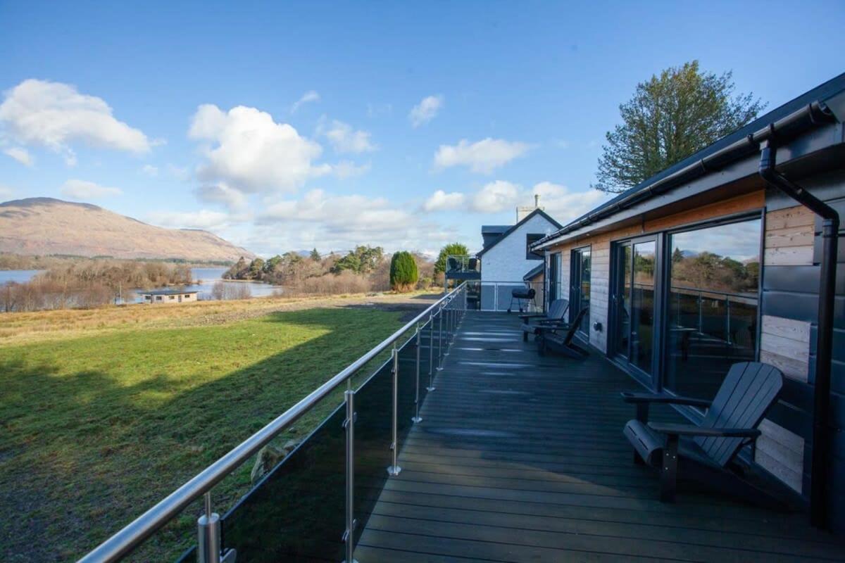 New Build Lodge With Stunning Views Of Loch Awe Hayfield  Exterior foto