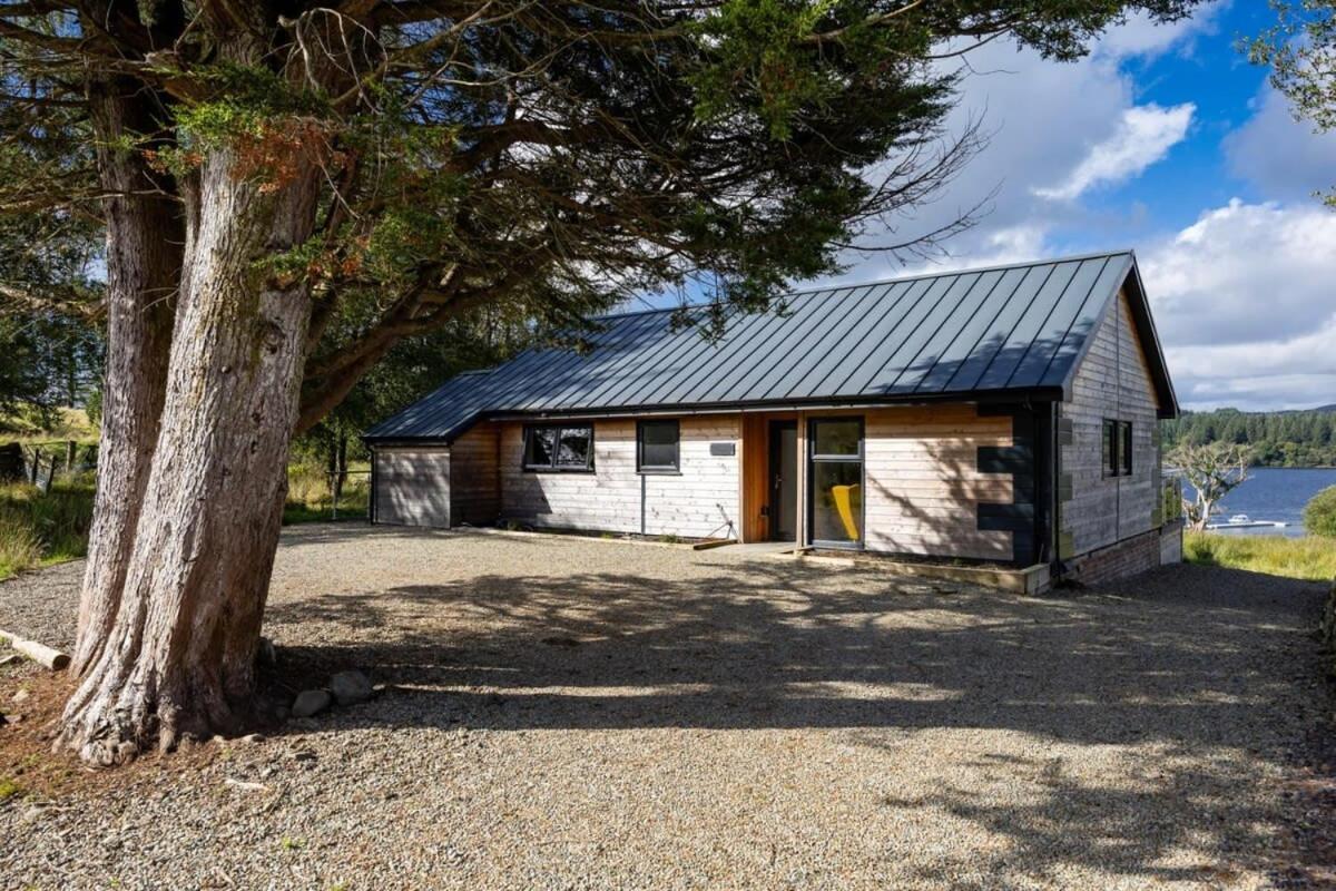 New Build Lodge With Stunning Views Of Loch Awe Hayfield  Exterior foto